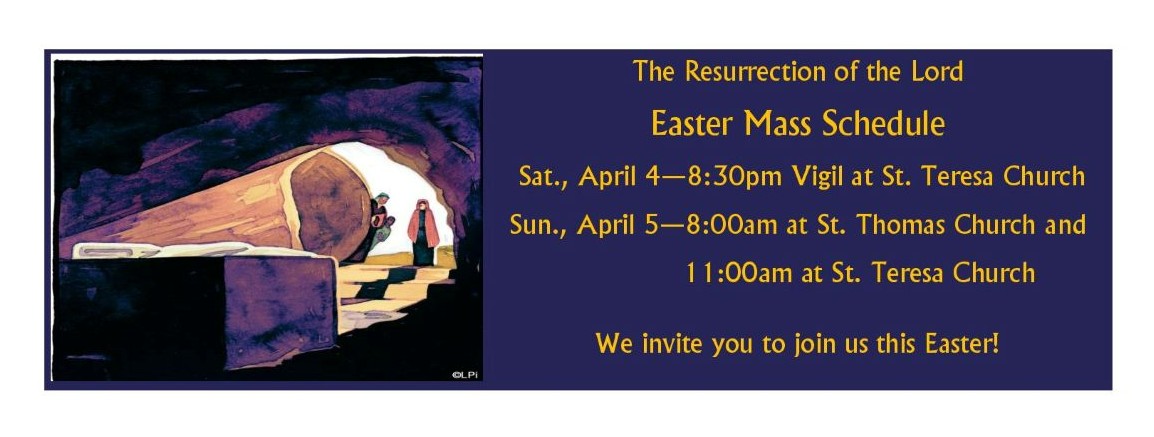 2026 Easter Mass Schedule